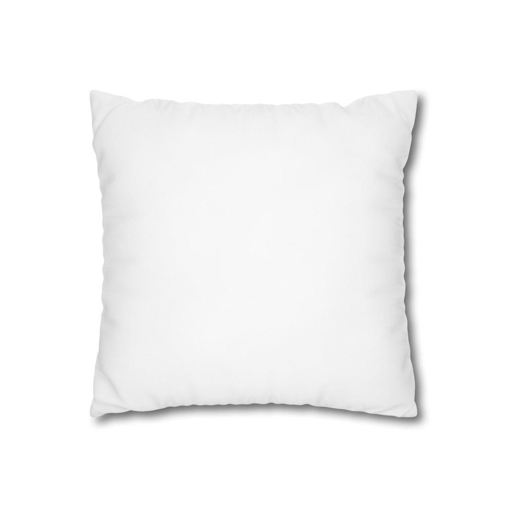 Poly Canvas Pillowcase - Deer and Fawn Hide and Seek in Snow Design