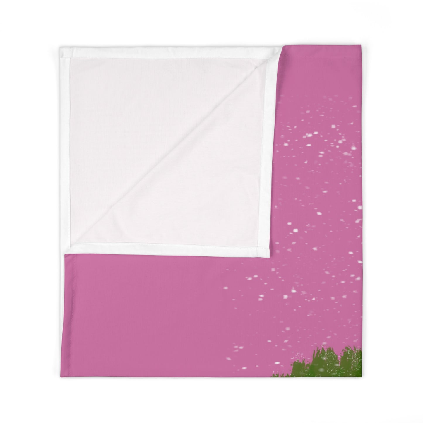 Whimsical Forest Baby Swaddle Blanket, Cozy Newborn Wrap, Perfect for Baby Shower, Woodland Theme, Soft Infant Lullaby Set